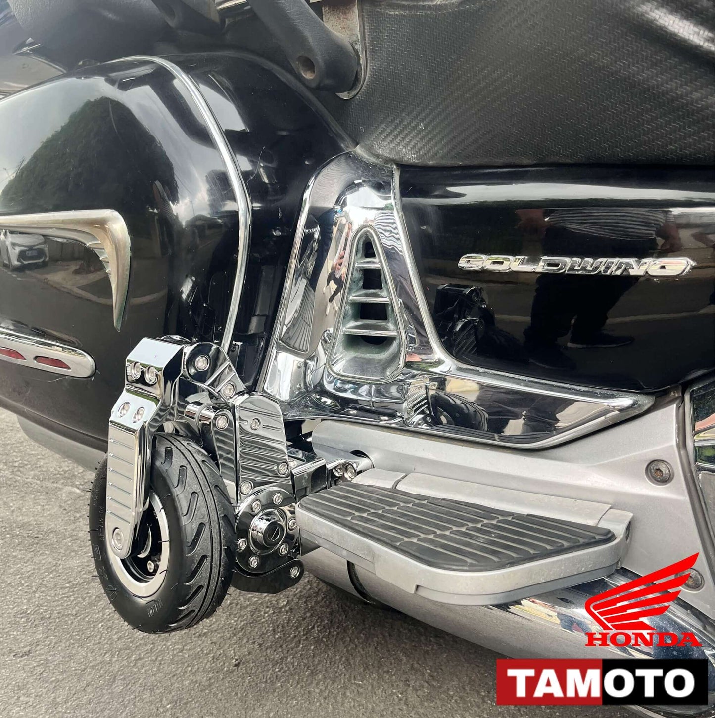 Train d’atterrissage pour moto HONDA Goldwing – EQ TECH3